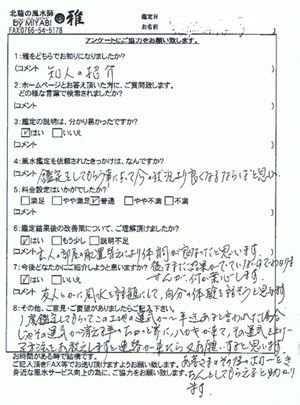 アンケート