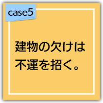 建物の欠けは不運を招くので、その時は増築する！？