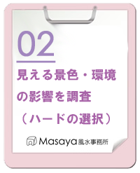 見える景色・環境の影響を調査