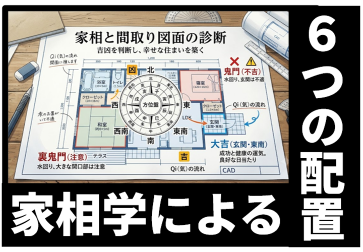 家相学による6つの配置