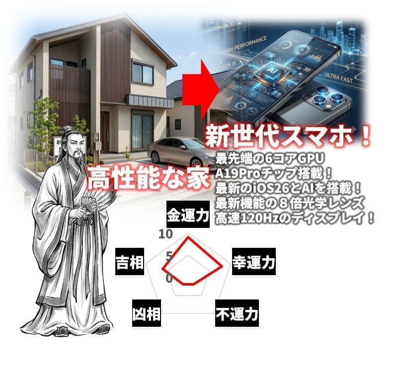 風水師と建売住宅とスマホ①