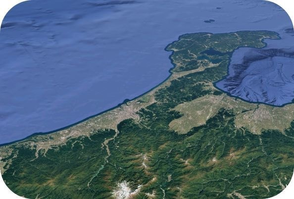 石川県の地図
