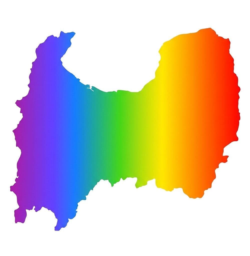 富山県の地図