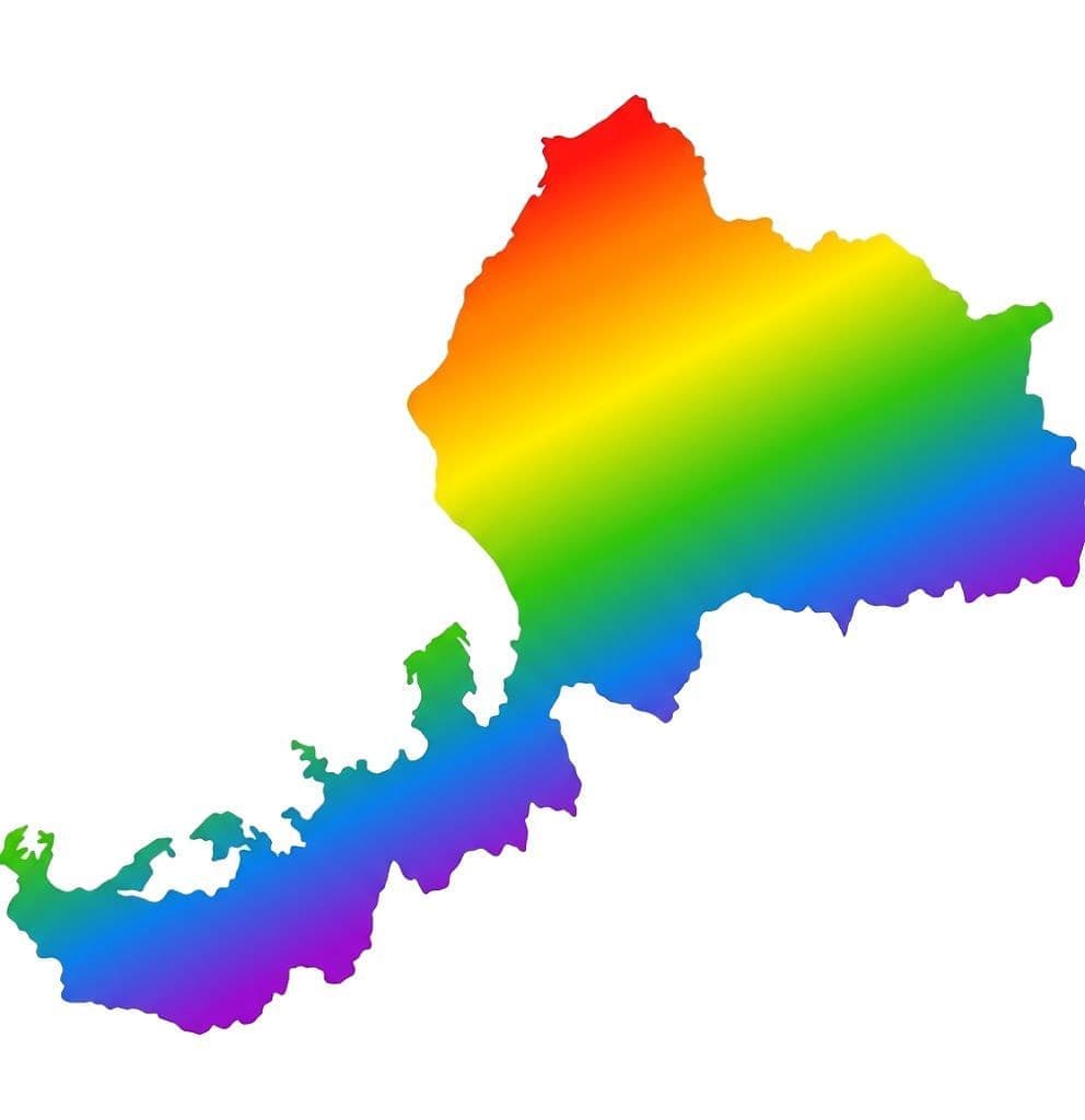 福井県の地図