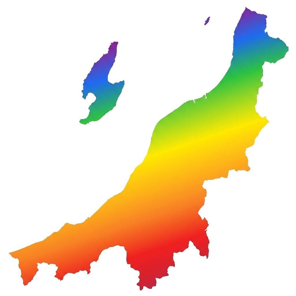 新潟県の地図