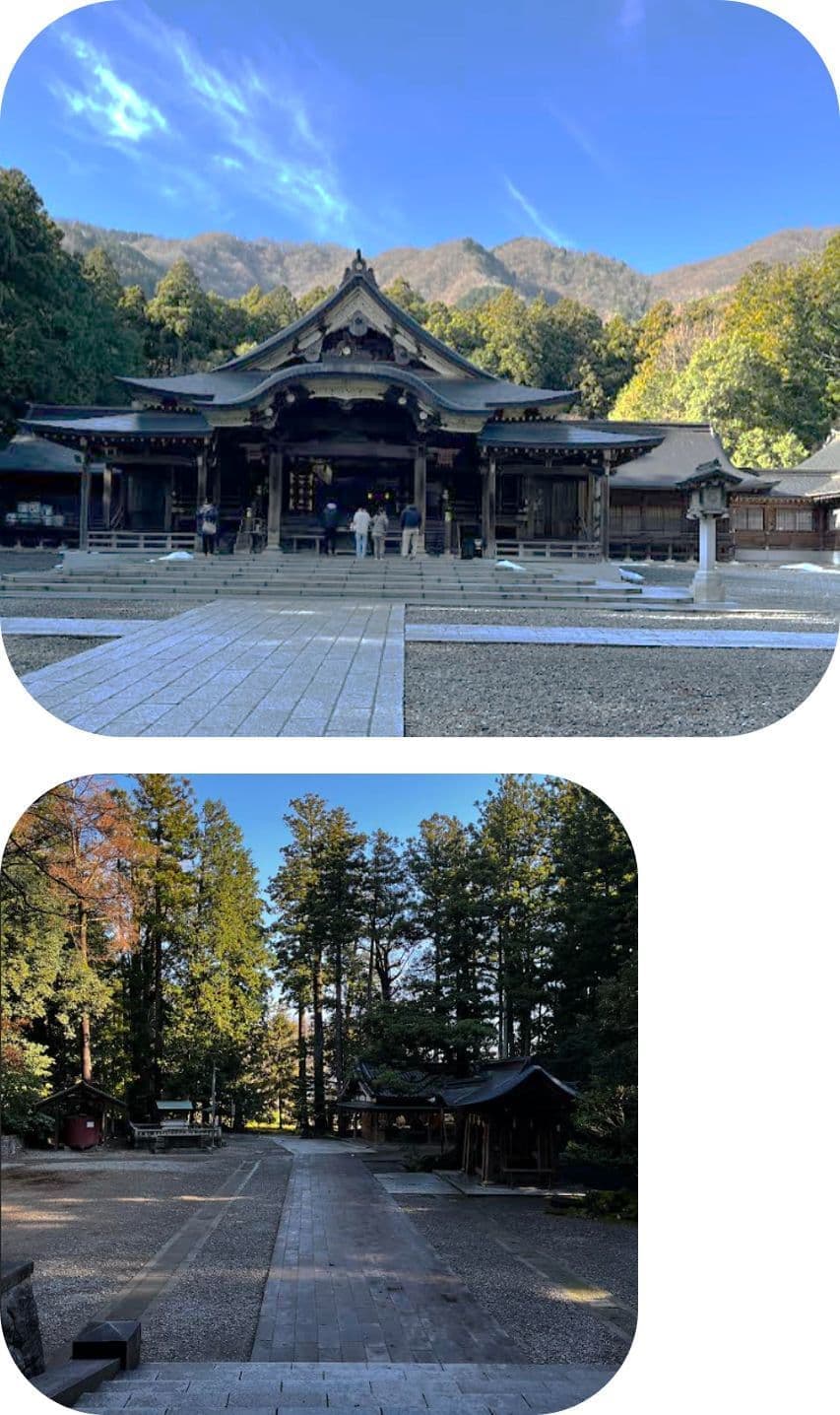 彌彦神社の正面写真