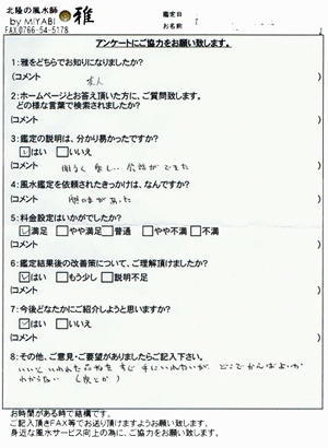 アンケート